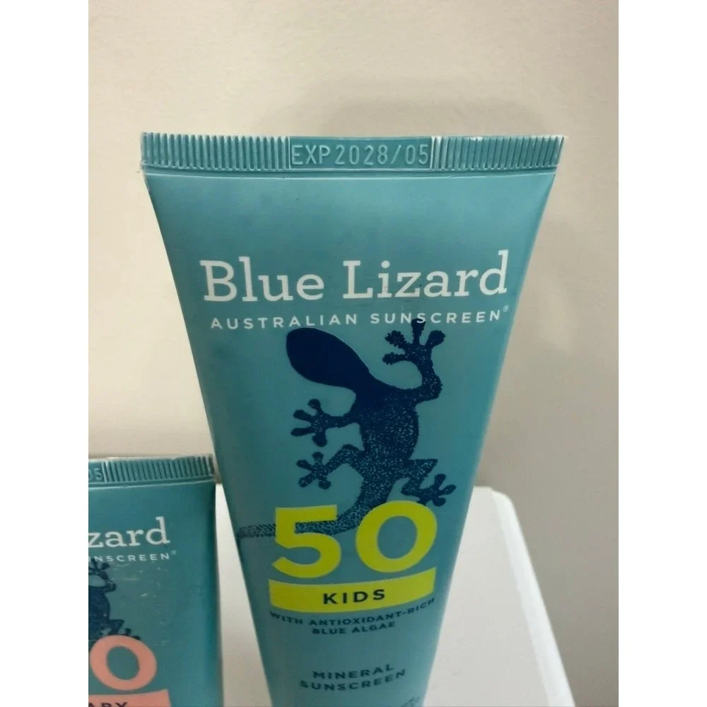 Blue Lizard Sunscreen Baby Kids 3oz 5oz Blue SPF 50 Mineral Lot NWT